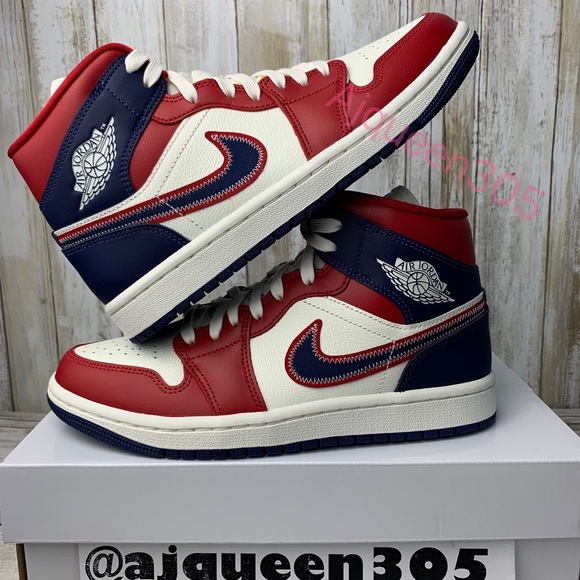 Air Jordan 1 Mid Women's USA - Picture 2 of 6